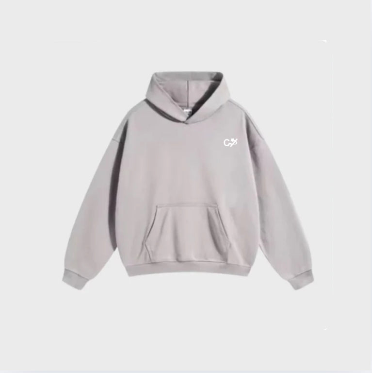 GREY CORE HOODIE